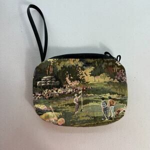 Marlo Sport Wristlet Bag Women's 9" x 7" Golf Accessories Tapestry Colorful Zip